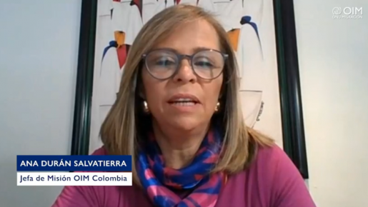 Ana Salvatierra, jefa OIM Colombia