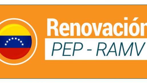 Renovación del PEP-RAMV